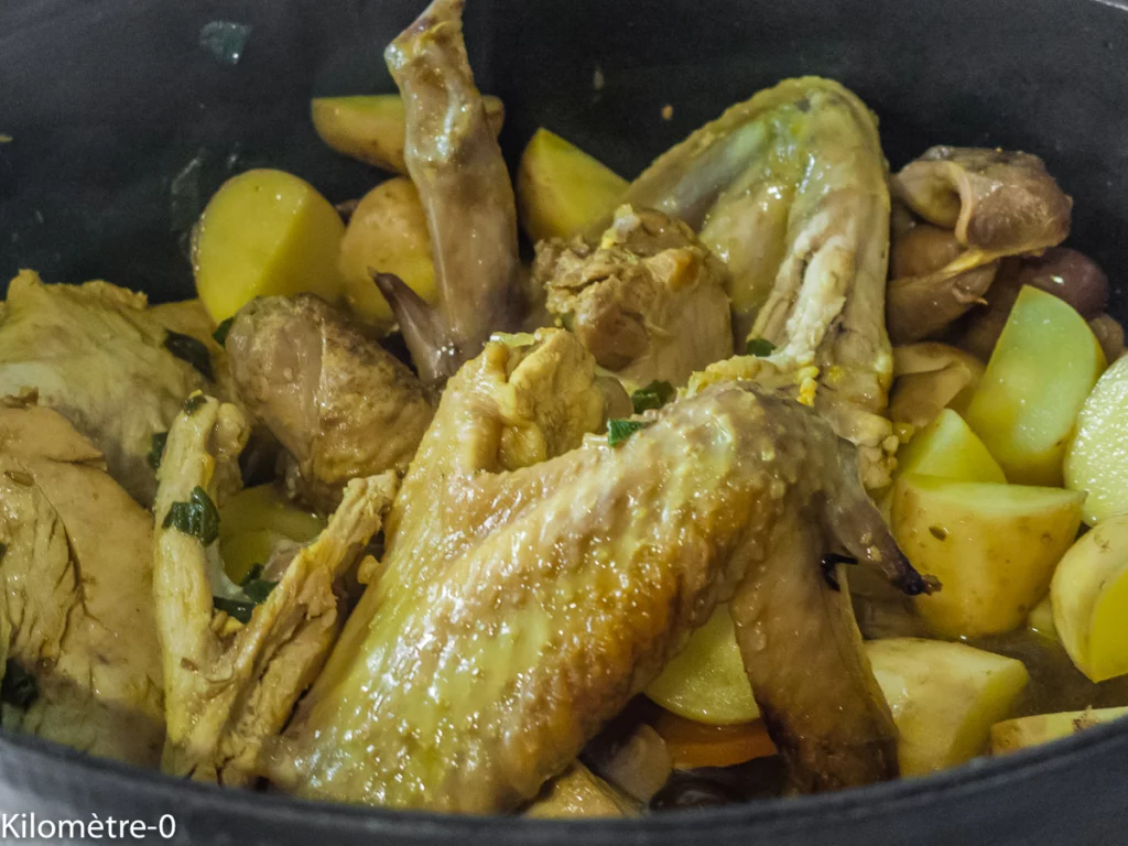 Poulet aux olives et pommes de terre nouvelles - Étape 10