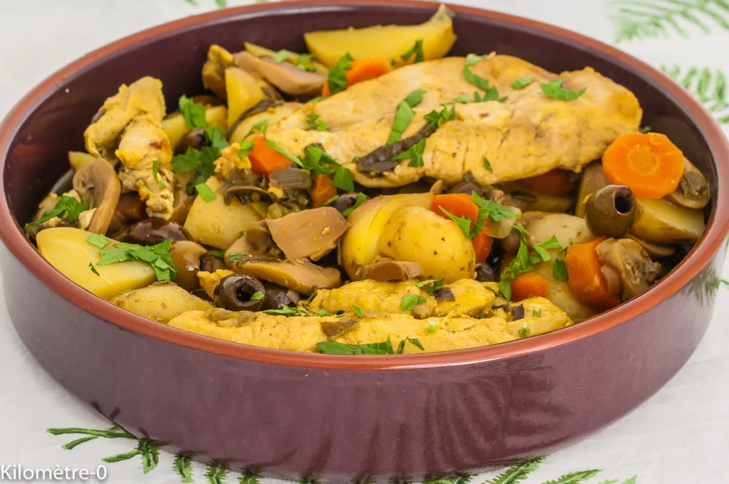 Poulet aux olives et pommes de terre nouvelles - Étape 11