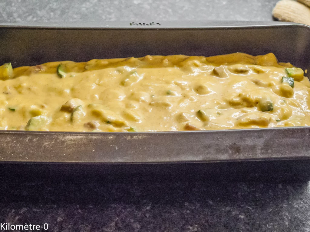 Cake aux lardons, courgettes et emmental - Étape 8