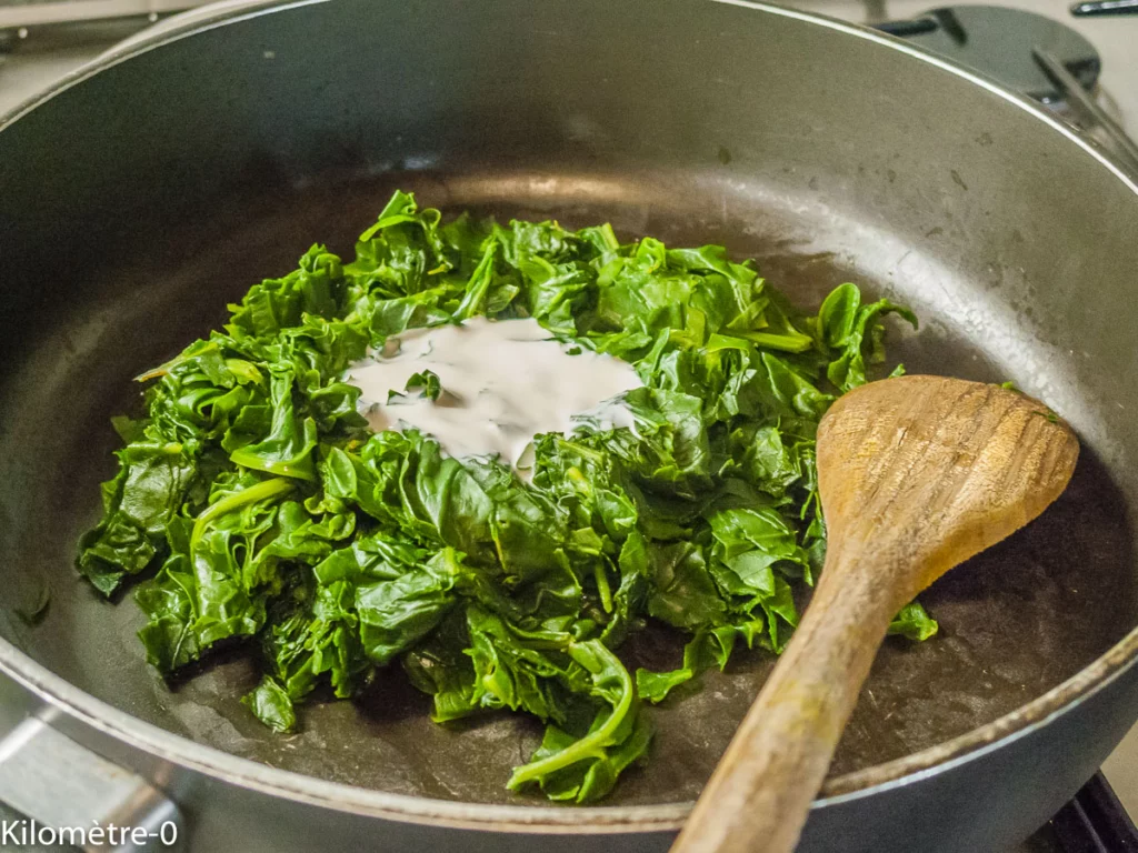 Omelette florentine - Étape 2