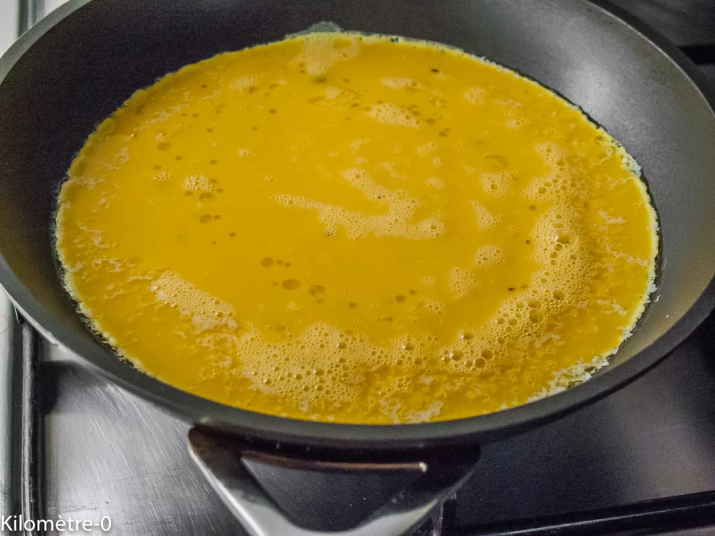 Omelette florentine - Étape 4