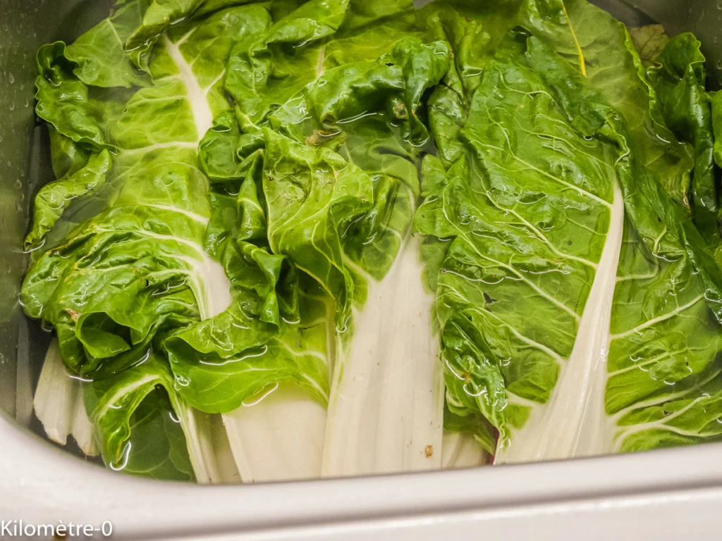 Clafoutis aux blettes - Étape 1