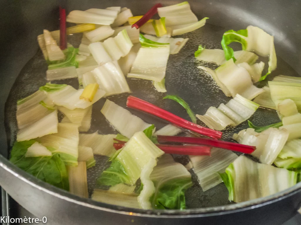 Clafoutis aux blettes - Étape 2