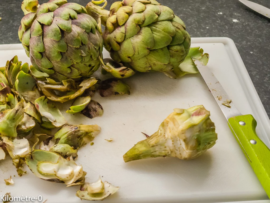 Salade de semoule aux pois chiches et petits pois - Étape 2