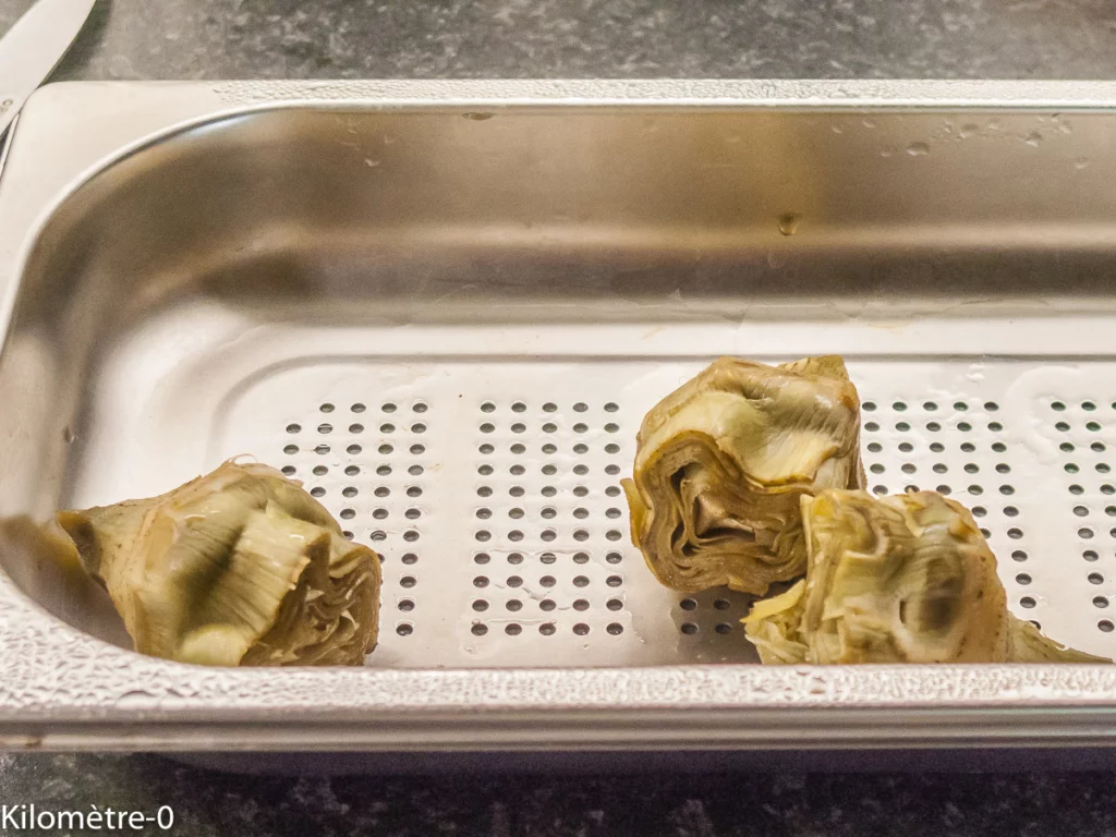 Salade de semoule aux pois chiches et petits pois - Étape 3