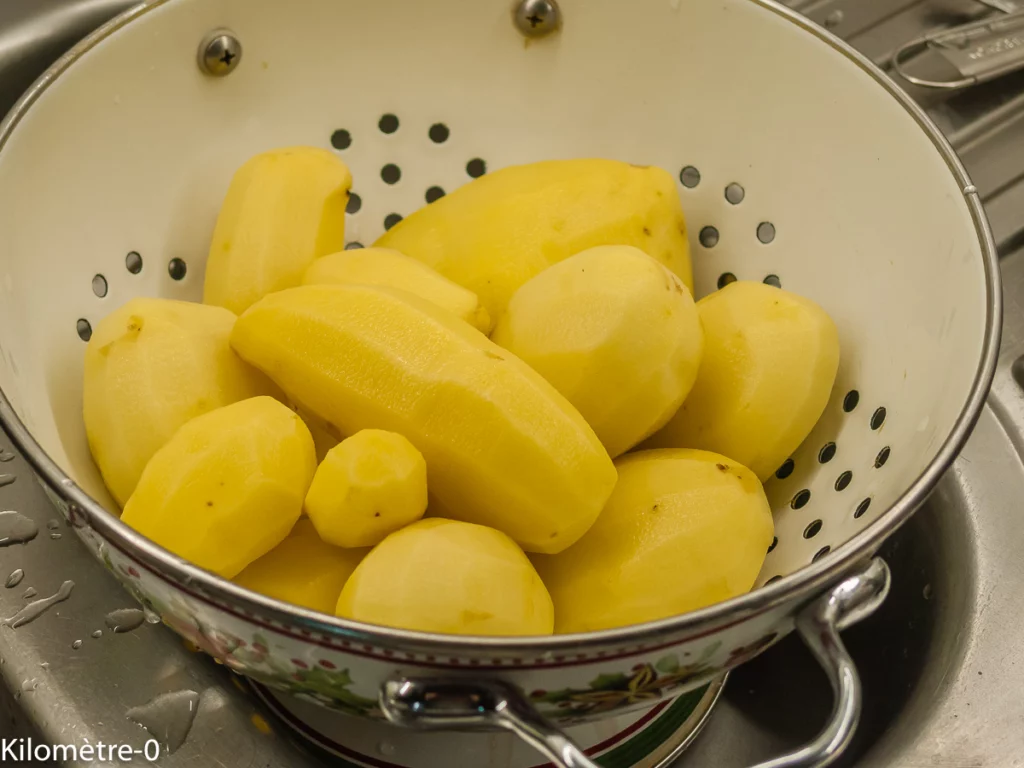 Curry de pommes de terre aux petits pois - Étape 2