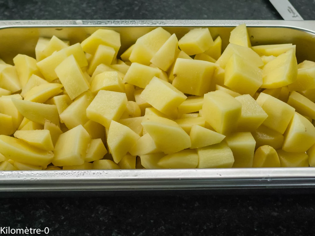 Curry de pommes de terre aux petits pois - Étape 3