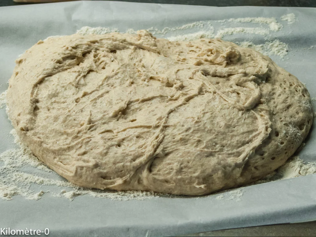 Pain très rapide sans pétrissage - Étape 7