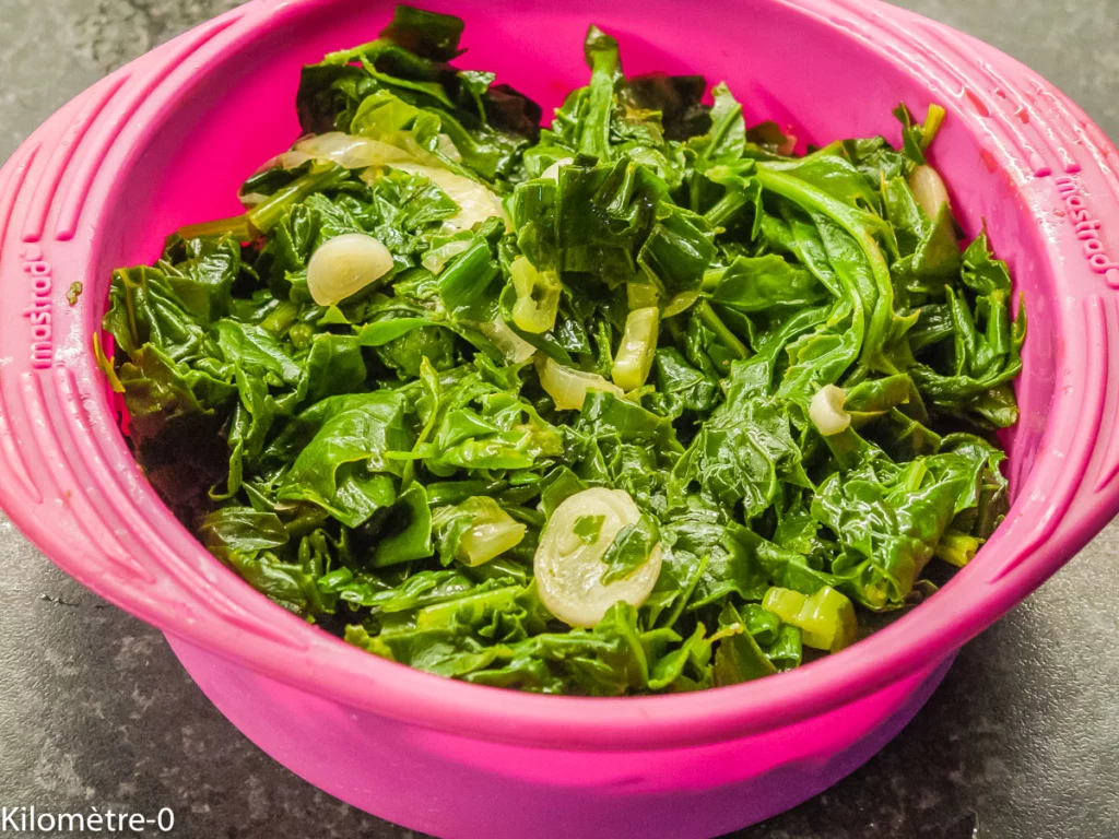 Gratin d&rsquo;épinards aux oeufs (recette amish) - Étape 6