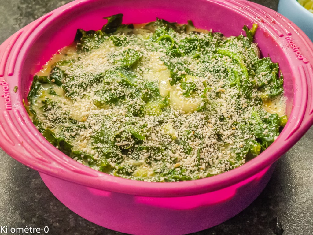 Gratin d&rsquo;épinards aux oeufs (recette amish) - Étape 8