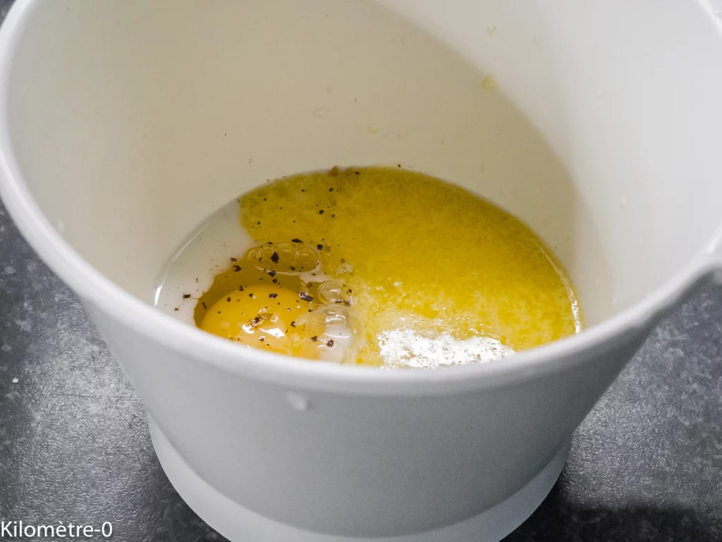 Muffins salés mozzarella olives - Étape 1