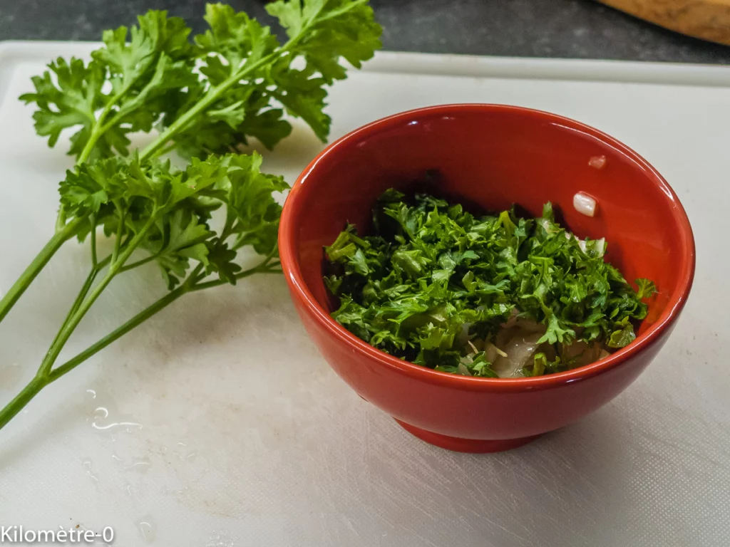 Tajine de kefta aux petits pois - Étape 4