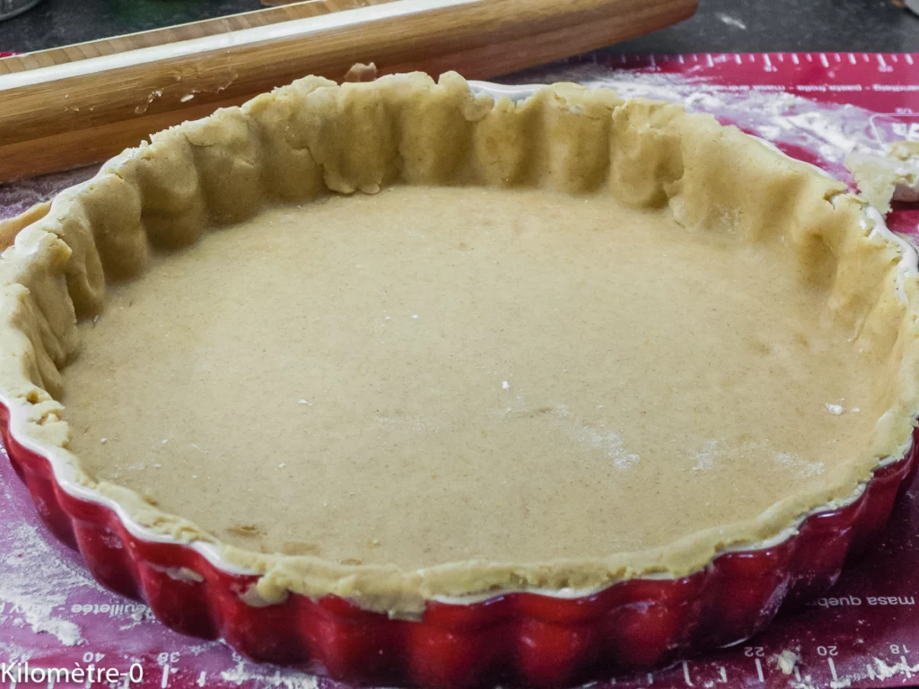 Tarte aux rhubarbes et fraises - Étape 4