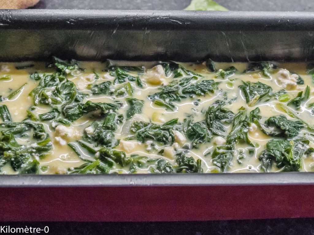 Flan d&rsquo;épinards à la fêta - Étape 7