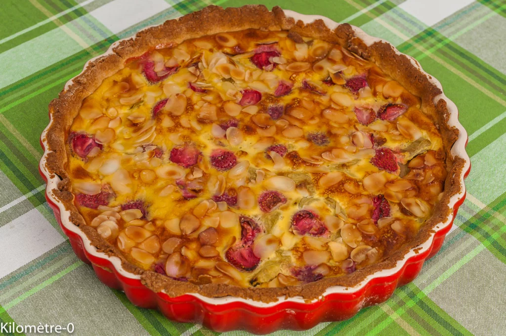 Tarte aux rhubarbes et fraises - Étape 9