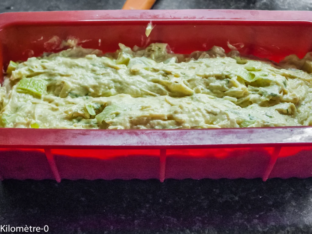 Cake salé aux poireaux nouveaux et aneth - Étape 8