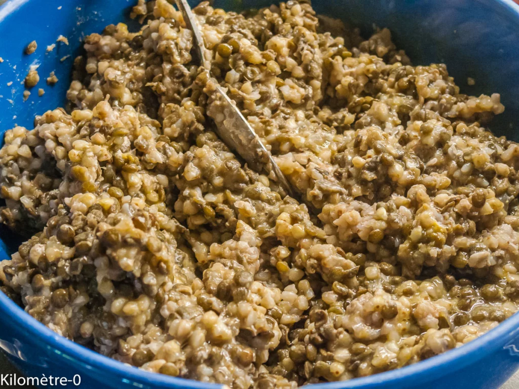 Galettes de lentilles au sarrasin - Étape 3