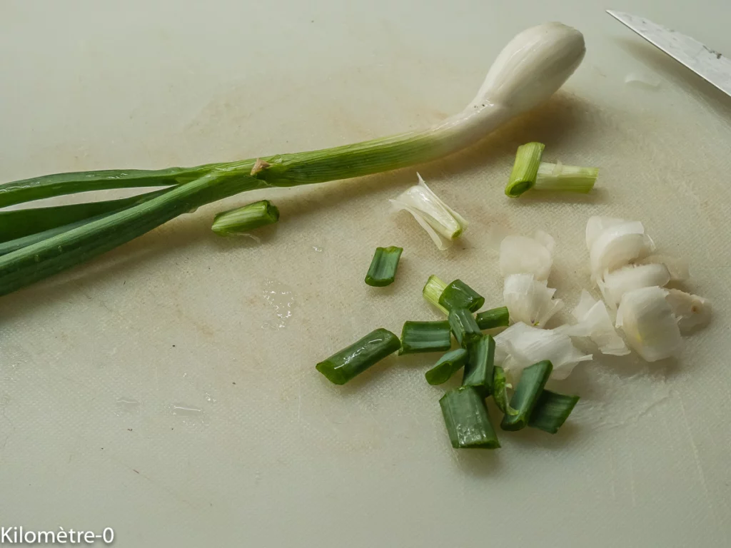 Moules aux courgettes, curry et fêta - Étape 1