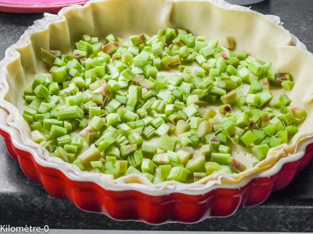 Tarte feuilletée à la rhubarbe et aux fruits rouges - Étape 4