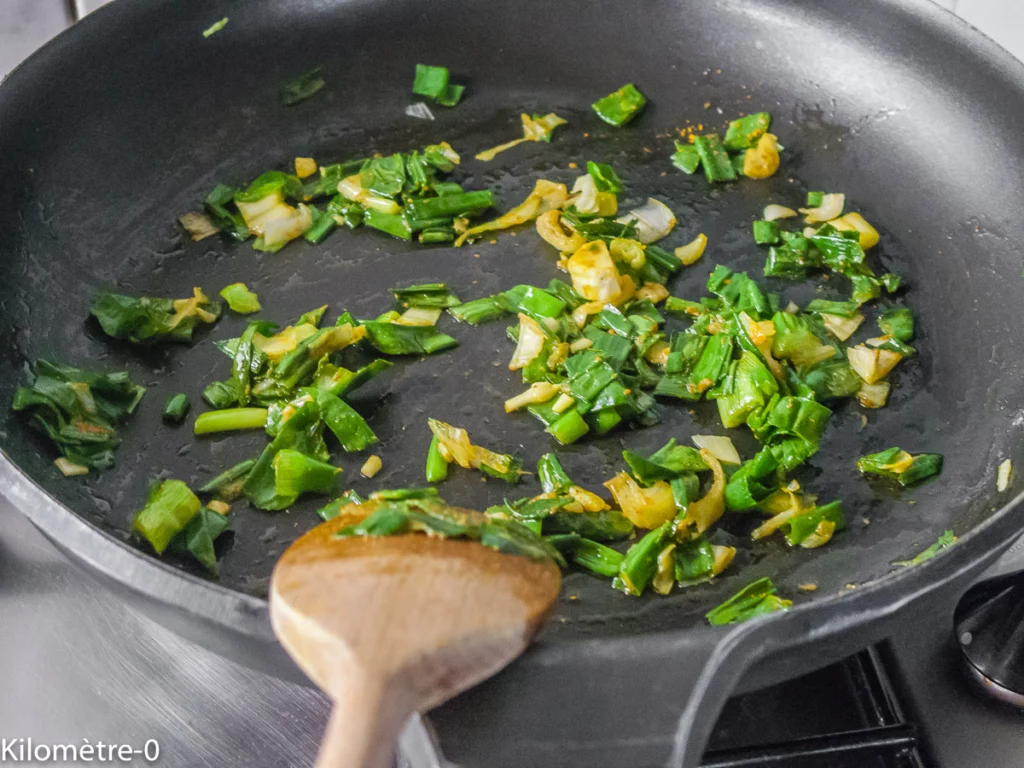 Moules aux courgettes, curry et fêta - Étape 2