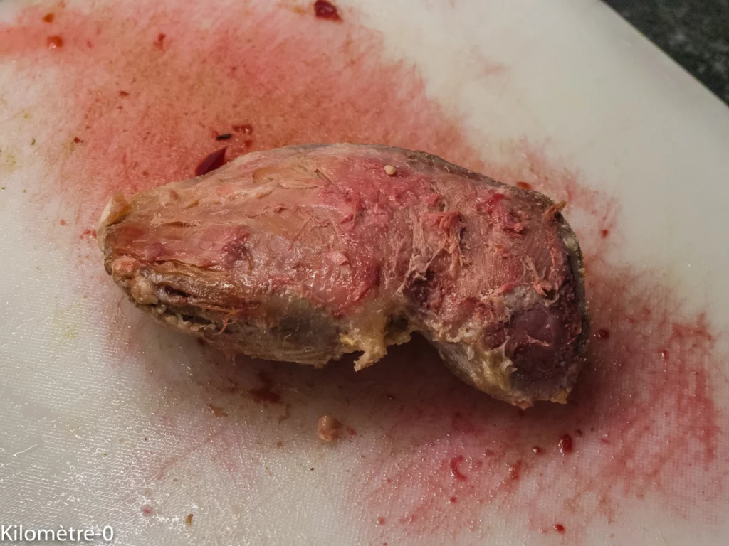 Salade de semoule, confit de canard, betteraves - Étape 6