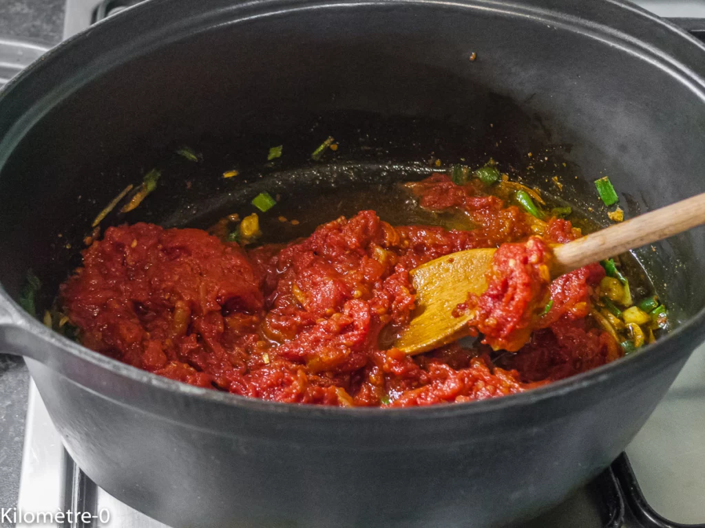 Légumes de printemps aux merguez façon tajine - Étape 11