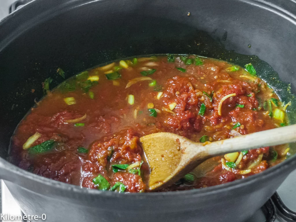 Légumes de printemps aux merguez façon tajine - Étape 12