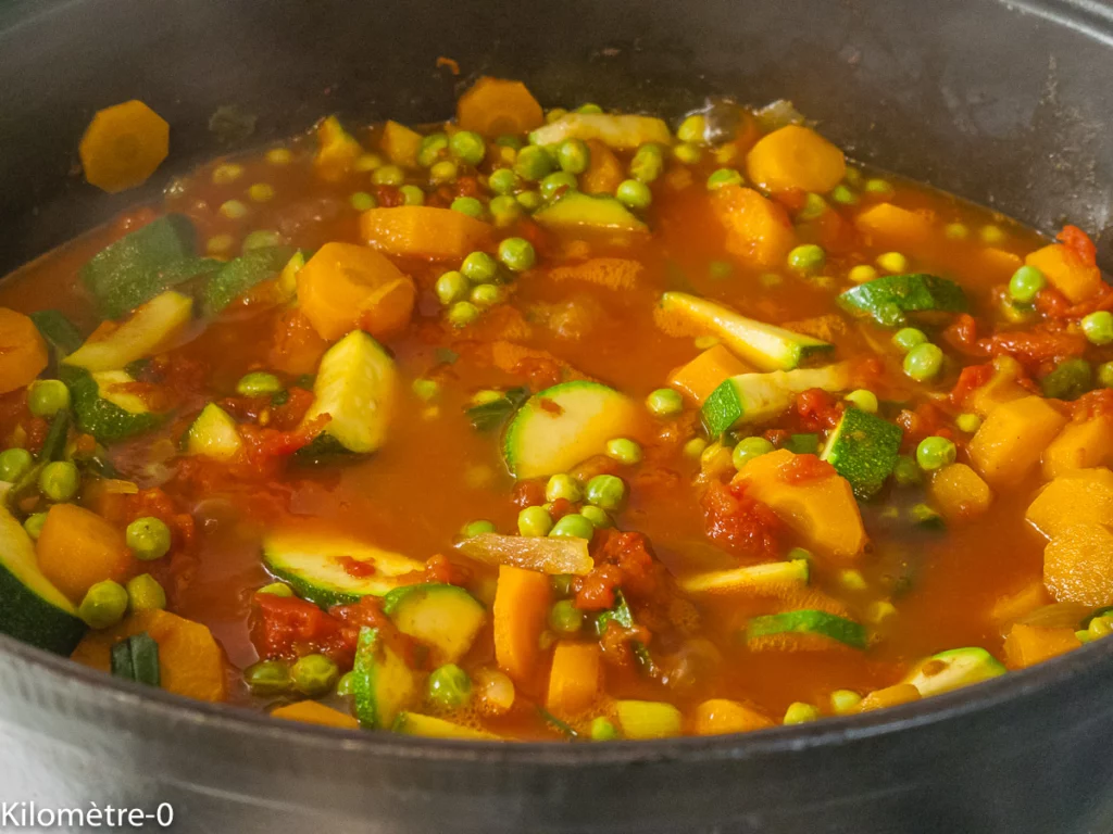 Légumes de printemps aux merguez façon tajine - Étape 14