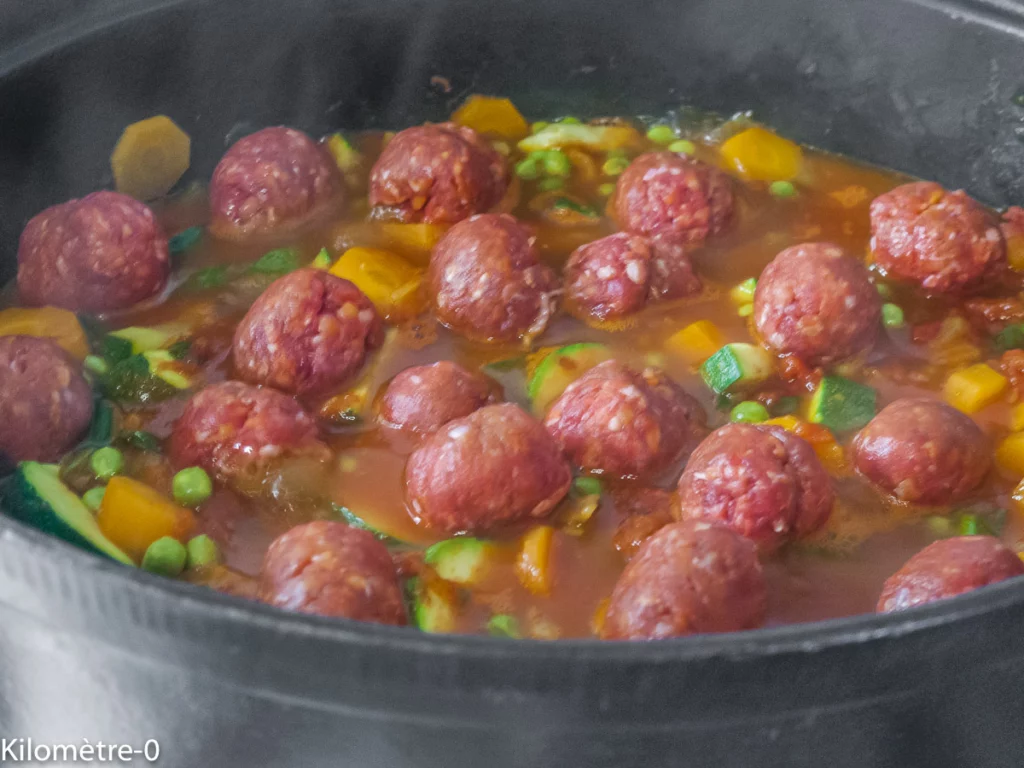Légumes de printemps aux merguez façon tajine - Étape 15