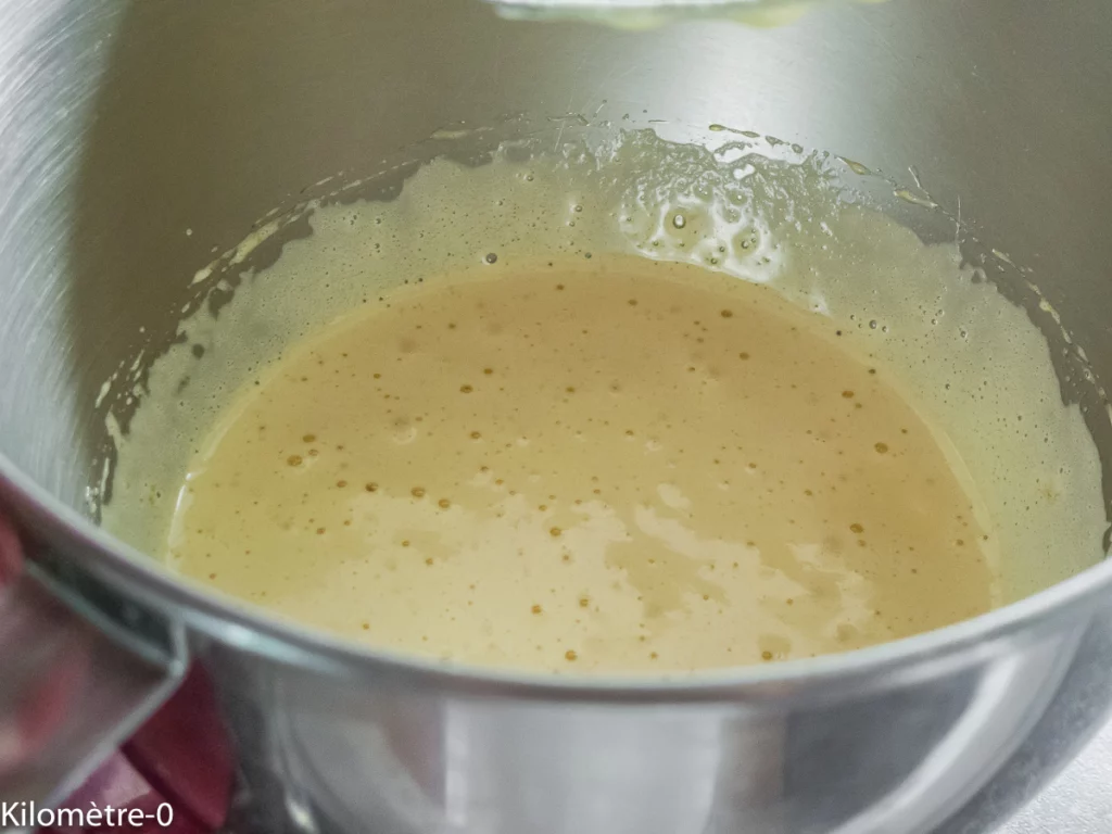 Gâteau à la ricotta et aux framboises - Étape 1