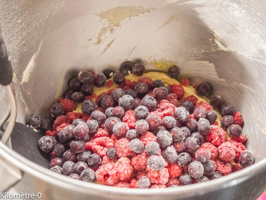 Gâteau à la ricotta et aux framboises - Étape 4