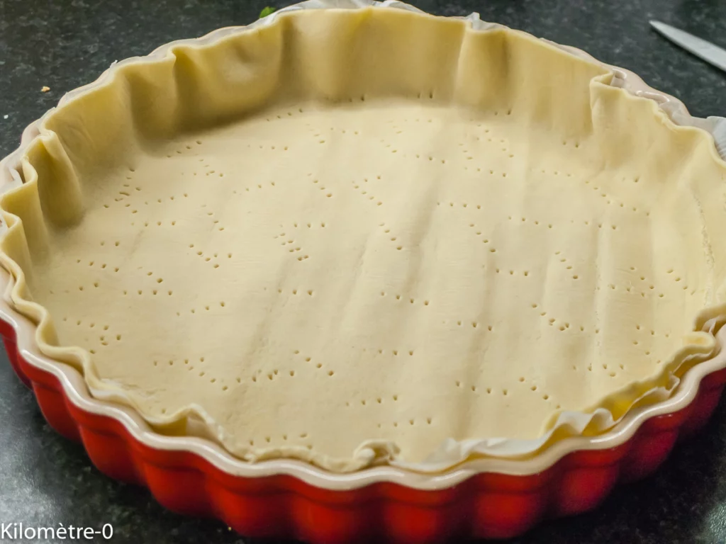 Tarte feuilletée aux blettes, bacon et emmental - Étape 1