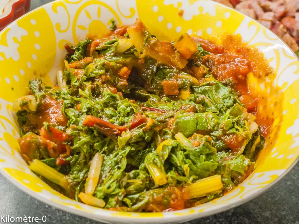 Tarte feuilletée aux blettes, bacon et emmental - Étape 5