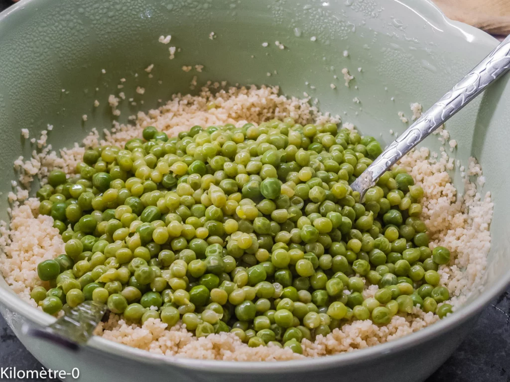 Salade de semoule, légumes de fin de printemps - Étape 9
