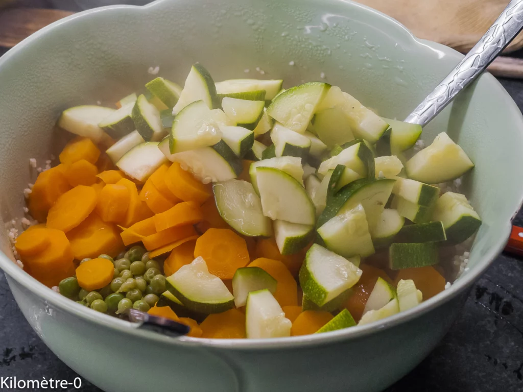 Salade de semoule, légumes de fin de printemps - Étape 10