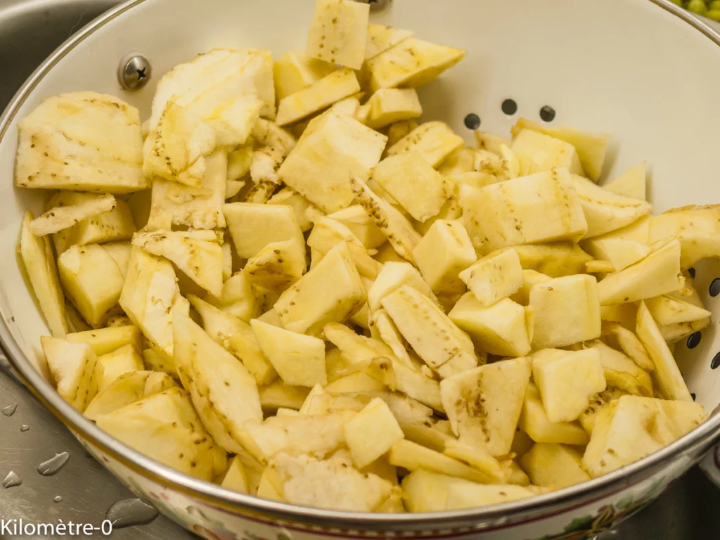 Aubergines farcies aux merguez - Étape 2
