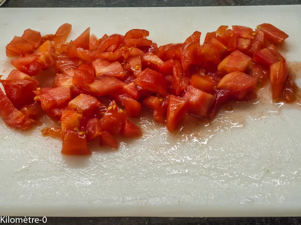 Crevettes aux courgettes et aux épices - Étape 4