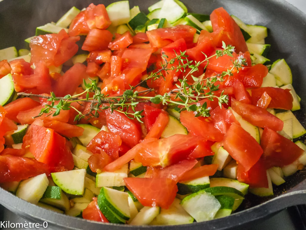 Crevettes aux courgettes et aux épices - Étape 6