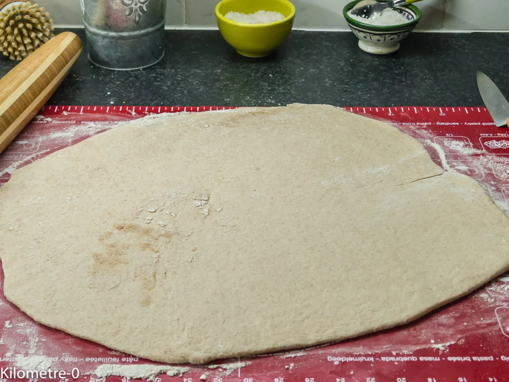 Pizza chorizo et fromage - Étape 2