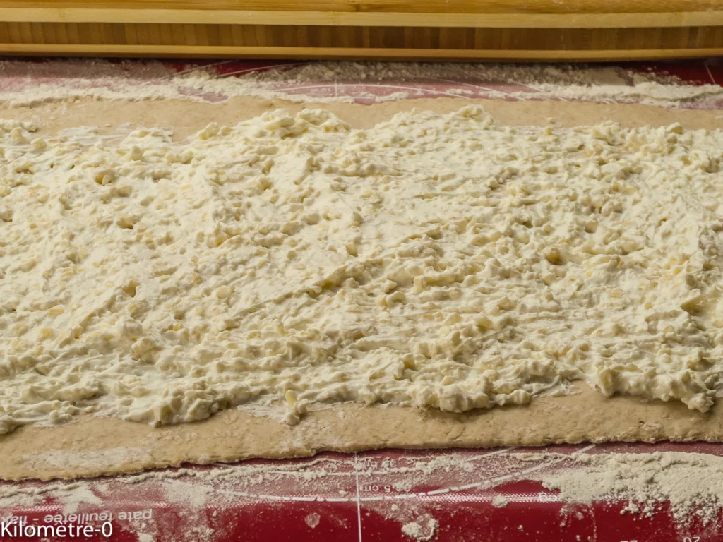 Pizza olives et ricotta - Étape 3