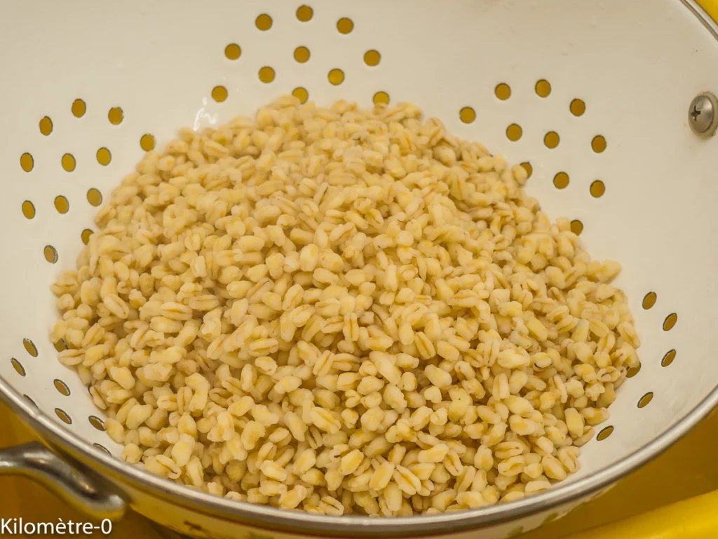 Salade de blé, légumes de début d&rsquo;été - Étape 6