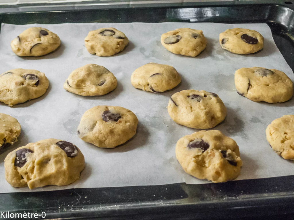 Cookies chocolat cacahuètes - Étape 8