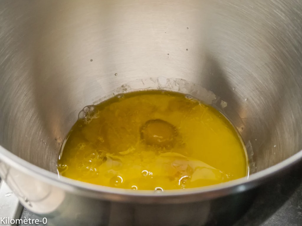 Cake aux petits pois, courgettes et crevettes - Étape 5