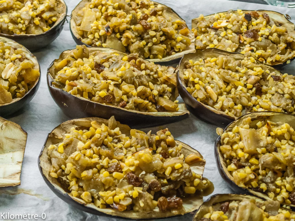 Aubergines farcies  à la marocaine - Étape 8