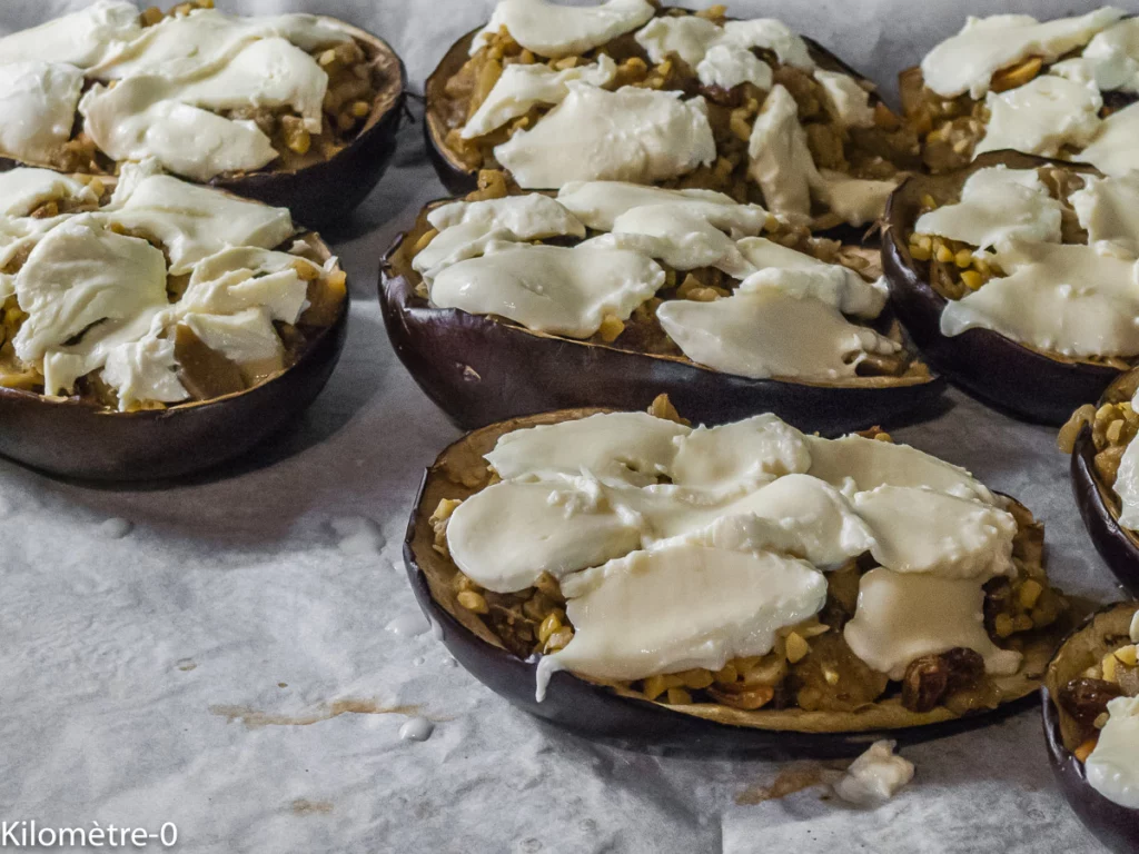 Aubergines farcies  à la marocaine - Étape 9
