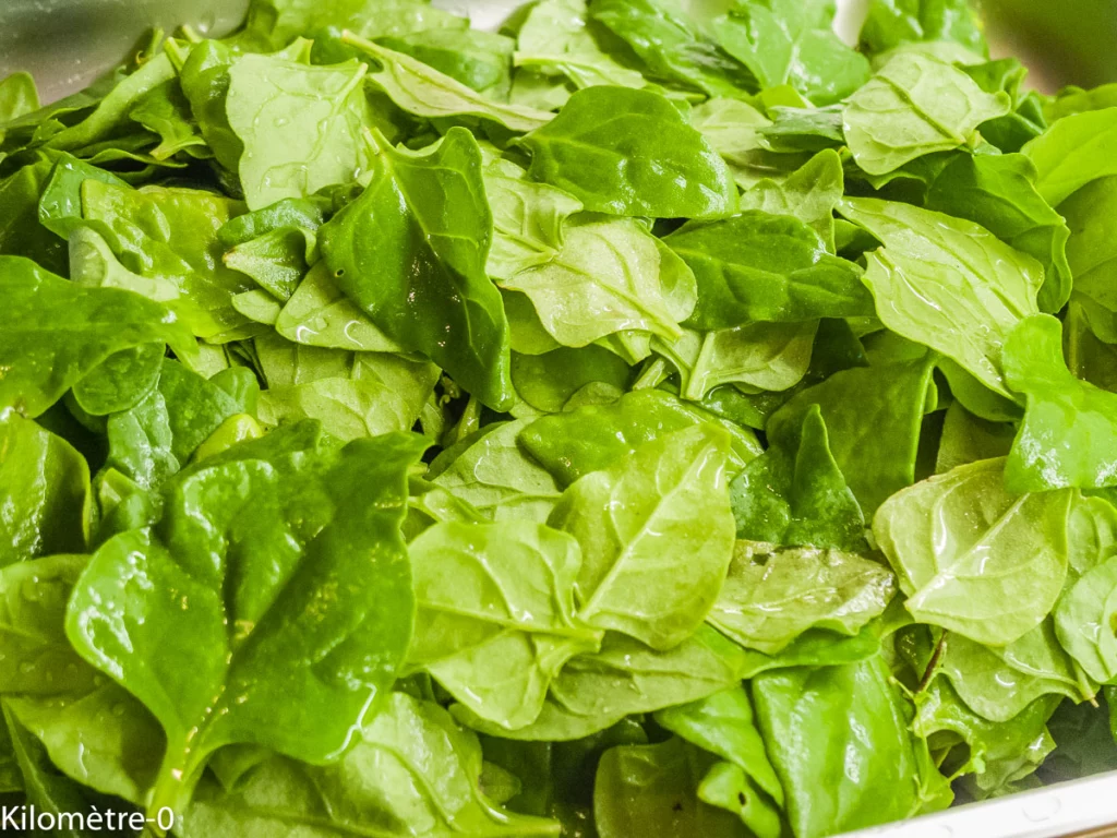 Tarte salée épinards lardons - Étape 3