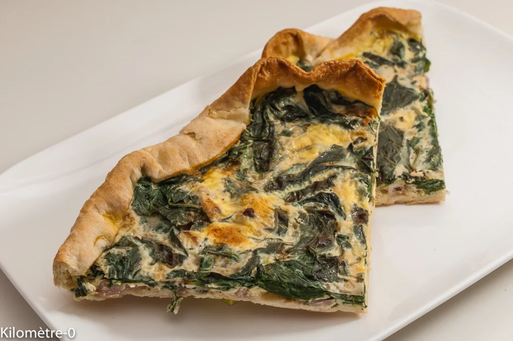 Tarte salée épinards lardons - Étape 7