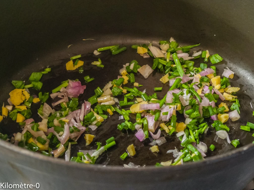 Bhujïa d&rsquo;aubergines (Inde) - Étape 5