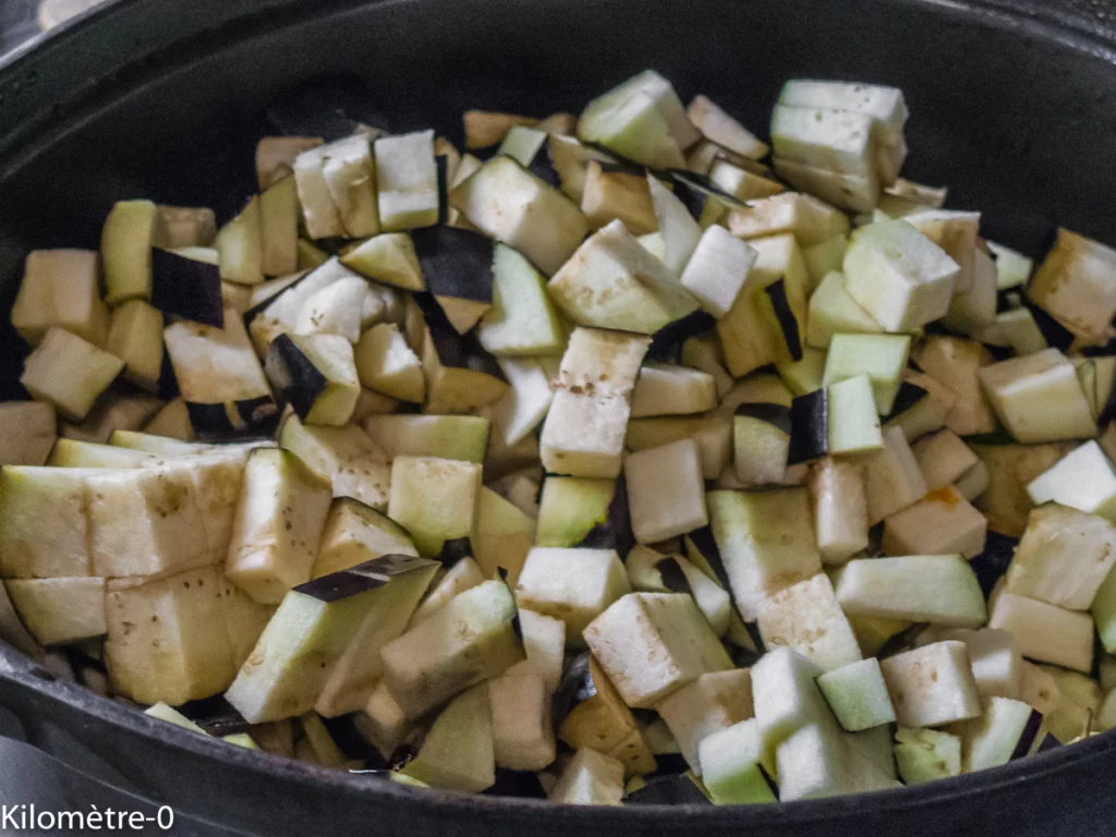 Bhujïa d&rsquo;aubergines (Inde) - Étape 6