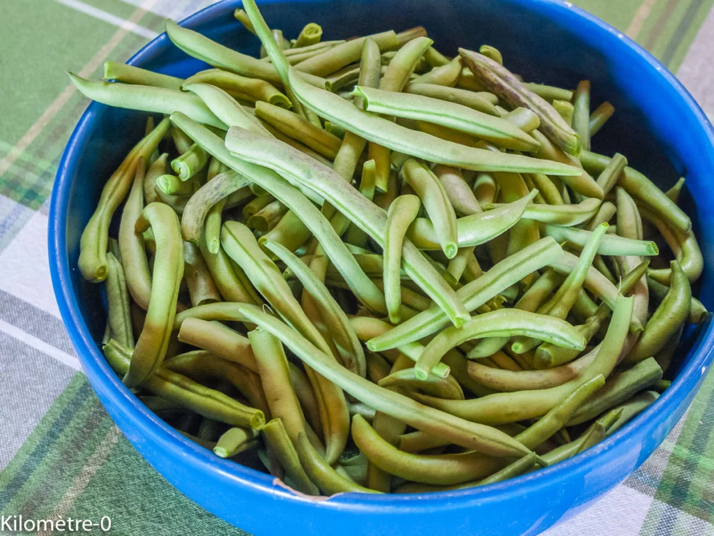 Sarrasin poêlé aux haricots verts et tomates - Étape 1